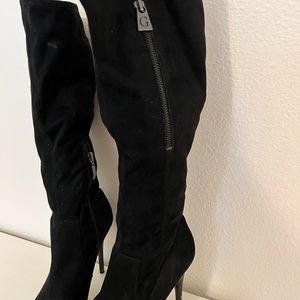 Guess suede high boots